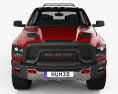 Dodge Ram 1500 Rebel TRX 2017 Modello 3D vista frontale