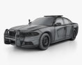 Dodge Charger Pursuit 2018 3d model wire render