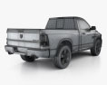 Dodge Ram 1500 Regular Cab Express Blackline 2017 3d model