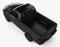 Dodge Ram 1500 Regular Cab Express Blackline 2017 3d model top view