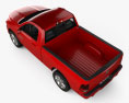 Dodge Ram 1500 Regular Cab Sports 2017 3D-Modell Draufsicht
