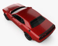 Dodge Challenger SRT Demon 2020 3d model top view