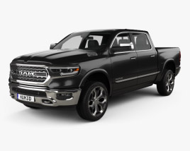 Dodge Ram 1500 Crew Cab Limited 5-foot 7-inch Box 2019 3D-Modell