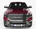 Dodge Ram 1500 Crew Cab 6-foot 4-inch Box Limited 2019 3d model front view