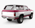 Dodge Ramcharger with HQ interior 1979 3d model back view