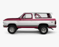 Dodge Ramcharger with HQ interior 1979 3d model side view