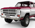 Dodge Ramcharger with HQ interior 1979 3d model