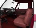 Dodge Ramcharger with HQ interior 1979 3d model seats