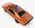 Dodge Charger General Lee 3d model top view