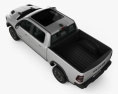 Dodge Ram 1500 Crew Cab Rebel 5-foot 7-inch Box 2019 3d model top view