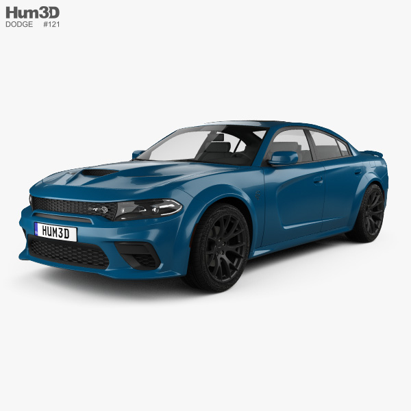 Dodge Charger SRT Hellcat Wide body 2022 Modèle 3D