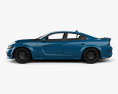 Dodge Charger SRT Hellcat Wide body 2022 3d model side view