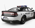 Dodge Charger Police with HQ interior 2017 3d model