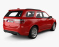 Dodge Durango RT 2022 3d model back view