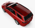 Dodge Durango RT 2022 3d model top view