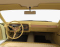 Dodge Coronet sedan Custom V8 318 with HQ interior and engine 1973 3d model dashboard