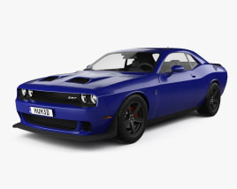 Dodge Challenger SRT Hellcat 2022 3D модель