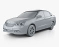 Dongfeng Fengshen A60 2015 Modelo 3D clay render