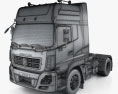 Dongfeng Denon Tractor Truck 2015 3d model wire render
