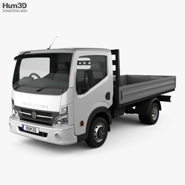 Dongfeng DF Flatbed Truck 2015 3D model