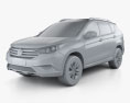 Dongfeng AX7 2018 3D-Modell clay render