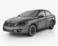 DongFeng S30 2018 3d model wire render