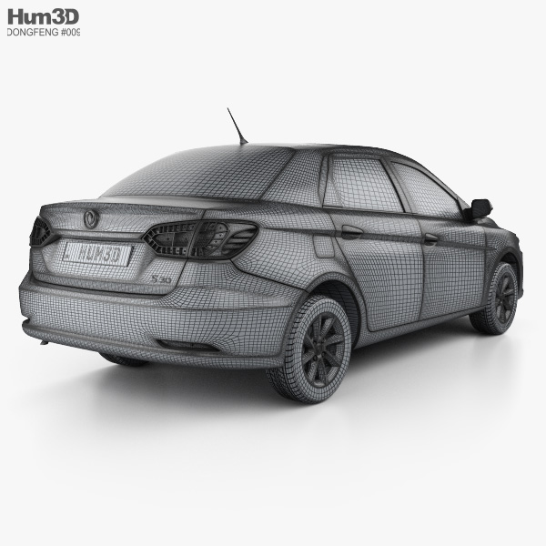 DongFeng S30 2015 3D model - Vehicles on Hum3D