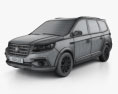 DongFeng Fengxing SX6 2019 3D 모델  wire render