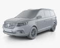 DongFeng Fengxing SX6 2019 3Dモデル clay render