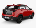 DongFeng AX4 2021 3D-Modell Rückansicht