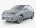DongFeng AX4 2021 3d model clay render