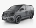 DongFeng Future M6 2021 3d model wire render