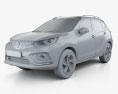 DongFeng Aeolus AX5 2022 Modelo 3D clay render