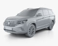 DongFeng Forthing T5L 2022 3Dモデル clay render