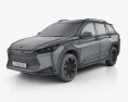 DongFeng Aeolus Yixuan GS 2022 3D-Modell wire render