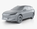 DongFeng Aeolus Yixuan GS 2022 3D-Modell clay render