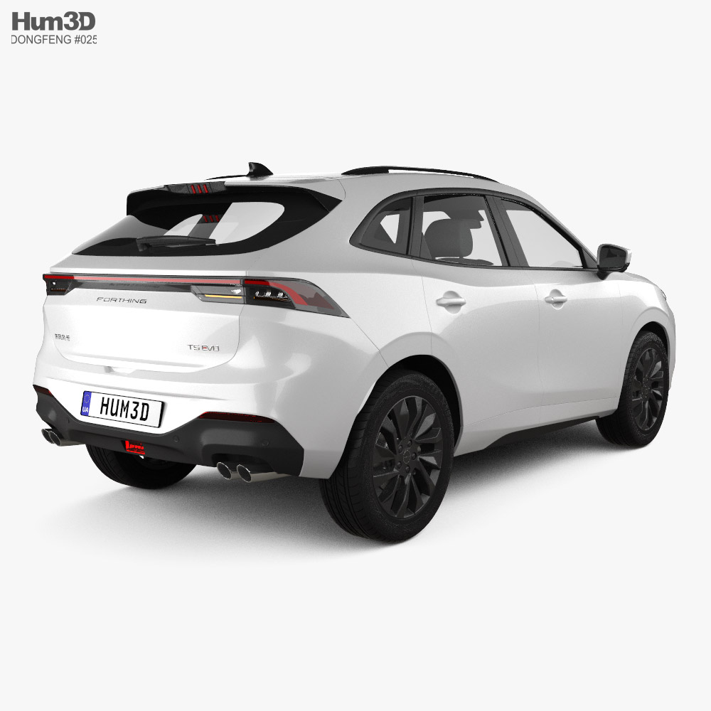 DongFeng Forthing T5 EVO 2021 3d model back view