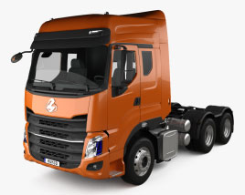 DongFeng Liuzhou H7 Tractor Truck 3-axle 2015 3D-Modell
