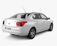 DongFeng EV30 2020 Modèle 3d vue arrière