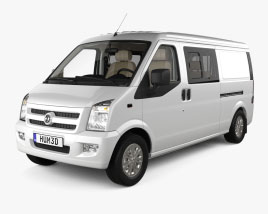 DongFeng C35 Crew Van with HQ interior 2009 3D model