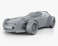 Donkervoort D8 GTO 2015 3d model clay render