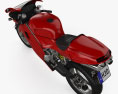Ducati 748 Sport Bike 2004 3d model top view