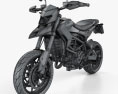 Ducati Hypermotard 2013 3d model wire render