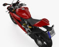 Ducati 1199 Panigale 2012 3D-Modell Draufsicht
