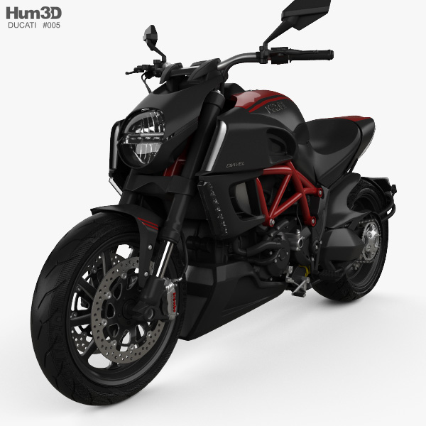 Ducati Diavel 2011 3D模型
