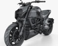 Ducati Diavel 2011 3d model wire render