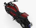 Ducati Diavel 2011 3d model top view