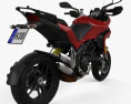 Ducati Multistrada 1200 2010 3D-Modell Rückansicht