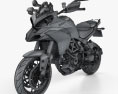 Ducati Multistrada 1200 2010 Modello 3D wire render
