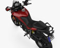 Ducati Multistrada 1200 2010 3D-Modell Draufsicht